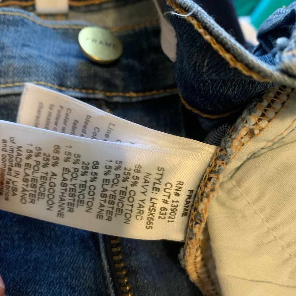 Frame denim Le high skinny navy yard - Picture 5 of 6